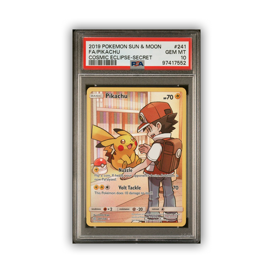 PSA 10 Pikachu Secret - Cosmic Eclipse 2019