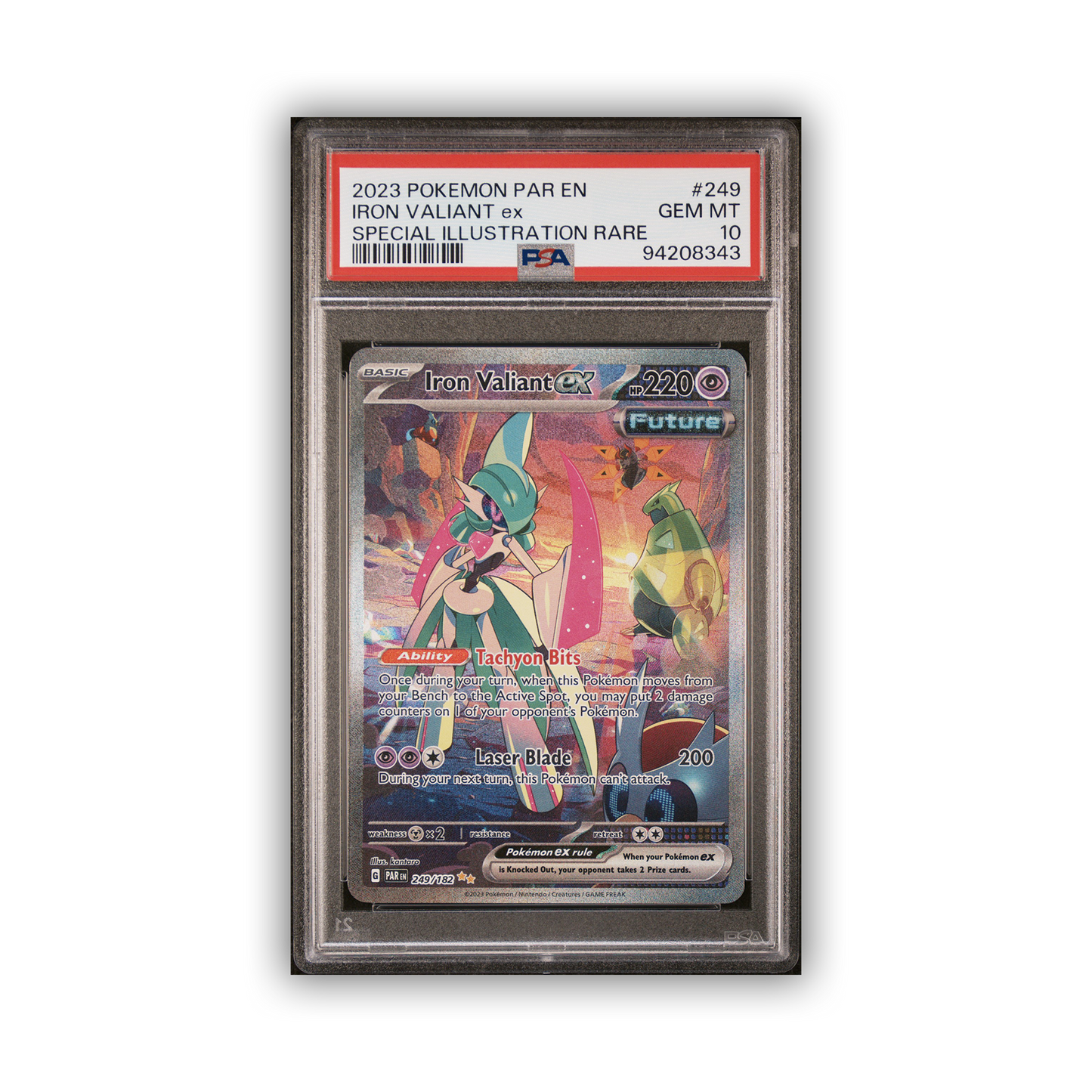 PSA 10 Iron Valiant Ex - Paradox Rift