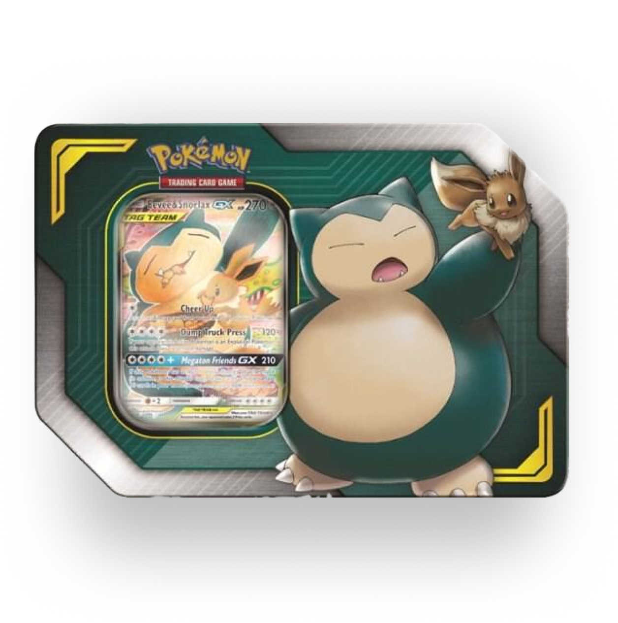 TAG TEAM Tin [Eevee & Snorlax GX] - SM - Team Up (SM9)